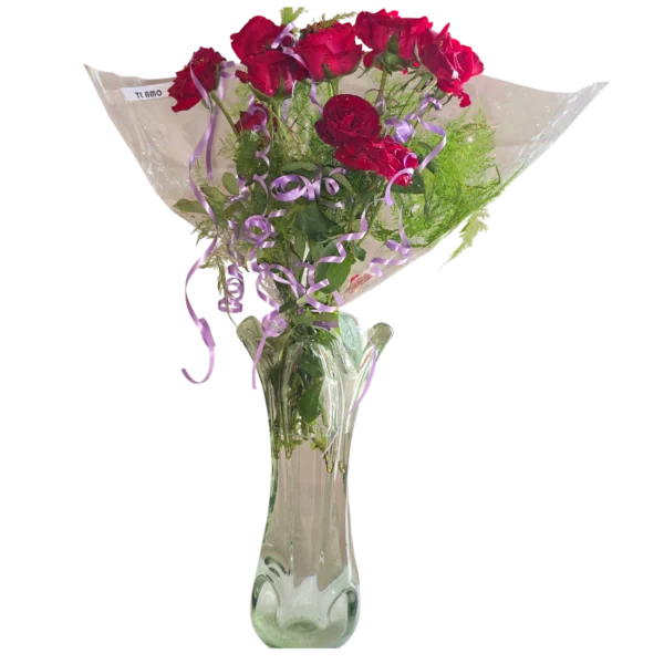 Ramo de 10 Rosas Rojas - Imagen 3