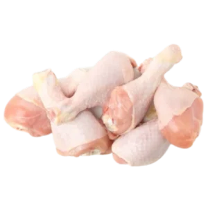 Cuarto de pollo crudo