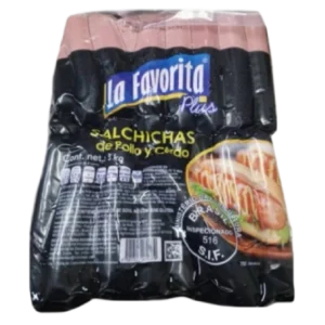 Salchichas de pollo y cerdo