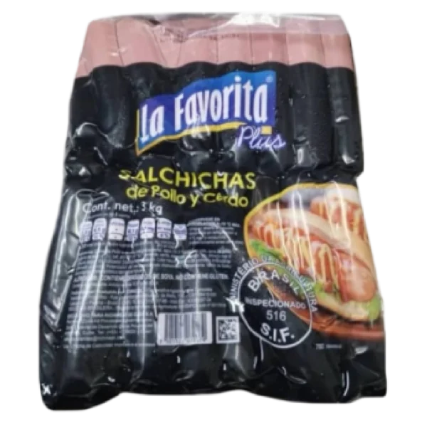 Salchichas de pollo y cerdo